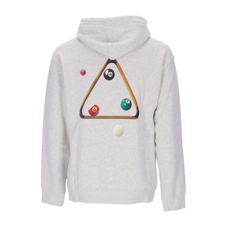 HUF Felpa Cappuccio Uomo Dirty Pool Tt P/o Hoodie Athletic Heather da uomo