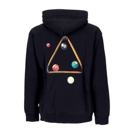 HUF Felpa Cappuccio Uomo Dirty Pool Tt P/o Hoodie Black da uomo