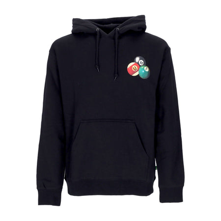 HUF Felpa Cappuccio Uomo Dirty Pool Tt P/o Hoodie Black da uomo