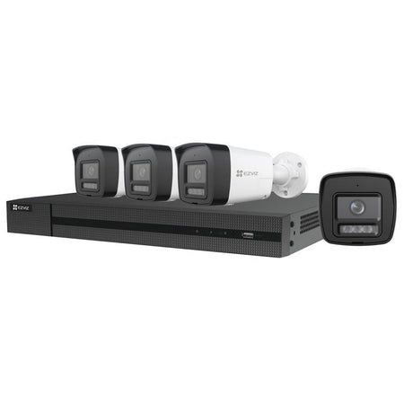 EZVIZ KIT X5K (CS-BN4884) - SMART HOME SECURITY KIT 1 NVR X5K 8CH + 4 TELECAMERE POE H3K