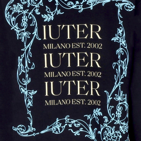 IUTER Felpa Cappuccio Uomo Type Hoodie Black da uomo