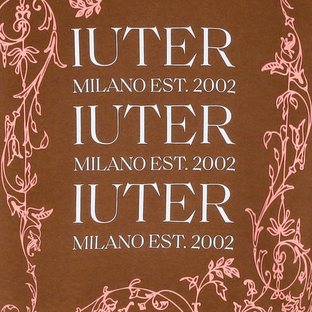 IUTER Felpa Cappuccio Uomo Type Hoodie Brown da uomo