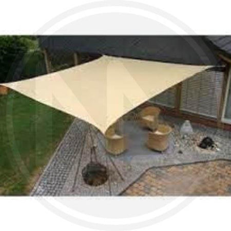 VELA OMBREGGIANTE QUADRATA ECRU' O BIANCA MT.5X5 VELE COPERTURE TELONI