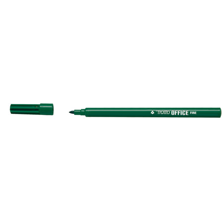 Scatola 12 Pennarelli Tratto Office Fine Verde
