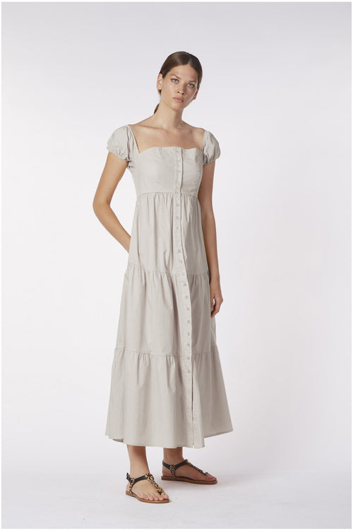 ABITO LUNGO CON ABBOTTONATURA