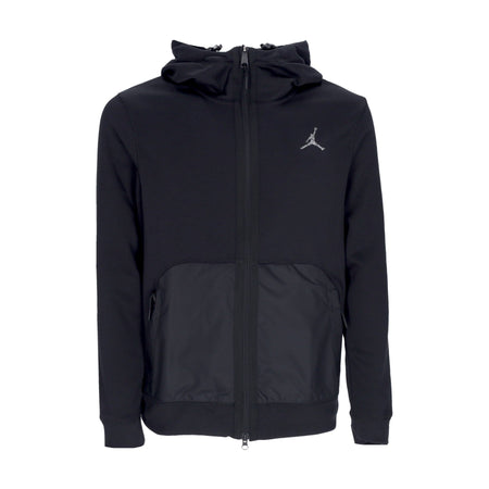 JORDAN Felpa Leggera Cappuccio Zip Uomo Dri-fit Sport Statement Fleece Full-zip Hoodie Black/black/reflective Silv da uomo