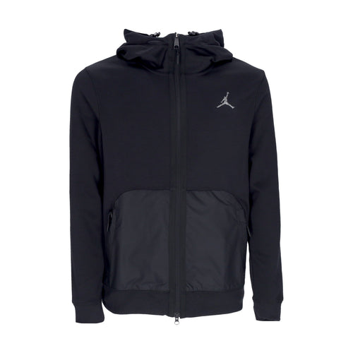 JORDAN Felpa Leggera Cappuccio Zip Uomo Dri-fit Sport Statement Fleece Full-zip Hoodie Black/black/reflective Silv da uomo