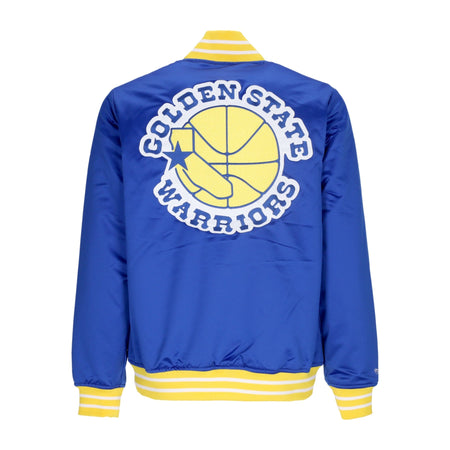 MITCHELL & NESS Giubbotto Bomber Uomo Nba Heavyweight Satin Jacket Golwar Original Team Colors da uomo