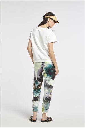 FELPA A MANICHE CORTE