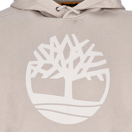 TIMBERLAND Felpa Cappuccio Uomo Core Logo Po Hoodie Bb Island Fossil da uomo