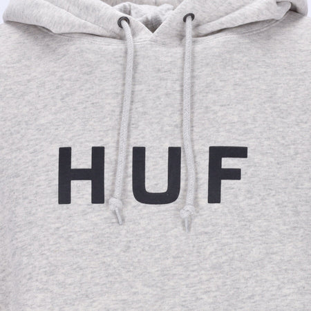 HUF Felpa Cappuccio Uomo Essentials Og Logo P/o Hoodie Athletic Heather da uomo