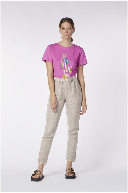 PANTALONE CHINO VITA ELASTICATA