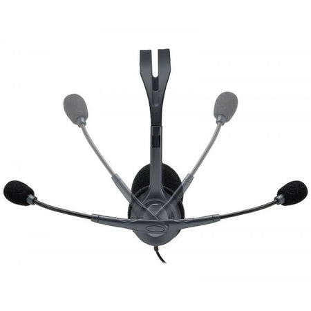 Cuffie con microfono Logitech H111 - Cavo 3.5mm - Grigio (981-000593)