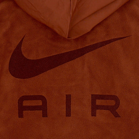Nike Felpa Cappuccio Uomo Sportswear Air Tf Winterized Hoodie Oxen Brown/black da uomo