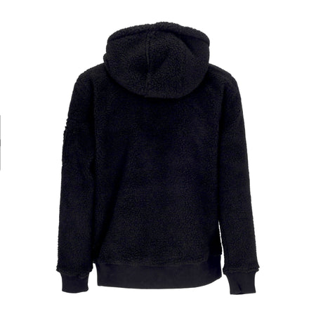 ALPHA INDUSTRIES Felpa Cappuccio Uomo Teddy Hoodie Black da uomo