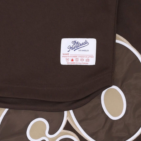 THE HUNDREDS Casacca Uomo Cooper Jersey Brown da uomo