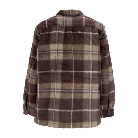 CARHARTT WIP Camicia Manica Lunga Uomo Manning Shirt Manning Check/dark Umber/leather da uomo