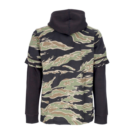 PRIMITIVE Casacca Cappuccio Uomo Tiger Two-fer Baseball Jersey Camouflage da uomo