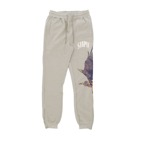 STAPLE Pantalone Tuta Felpato Uomo Montrose Sweatpant Sage da uomo