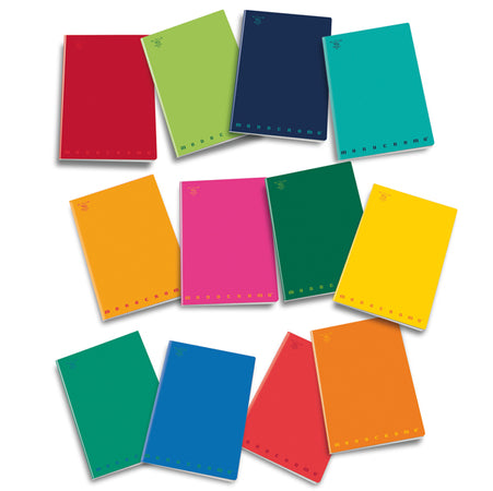 Quaderno A5 1Rigo C/Margine 42Fg 80Gr Monocromo Pigna