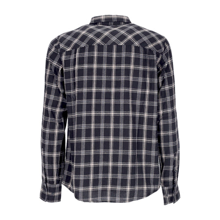 SANTA CRUZ Camicia Manica Lunga Uomo Apex L/s Shirt Black Check da uomo