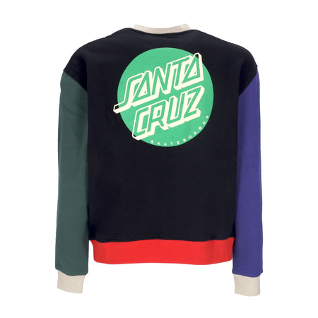 SANTA CRUZ Felpa Girocollo Uomo Shadowless Dot Crew Black/multi da uomo