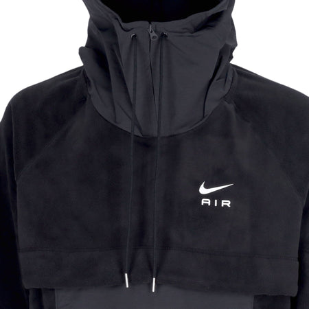 Nike Felpa Cappuccio Uomo Sportswear Air Tf Winterized Hoodie Black/white da uomo