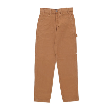 DICKIES Pantalone Lungo Uomo Dc Carpenter Pant Stone Washed Brown Duck da uomo