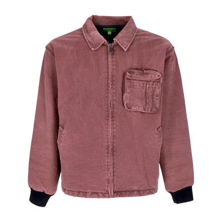 HUF Giubbotto Uomo Bowen Work Jacket Wine da uomo