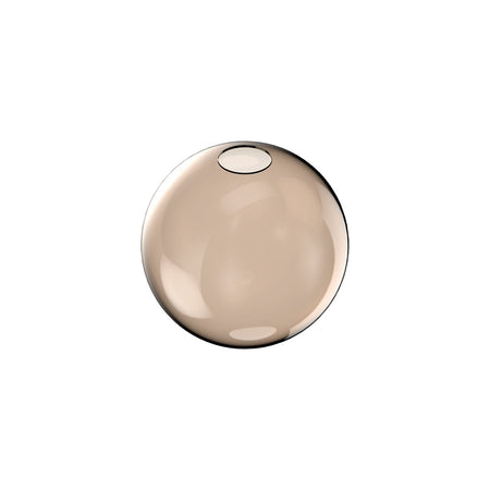 Rosone Contemporaneo Rubber Metallo Ambra Grande