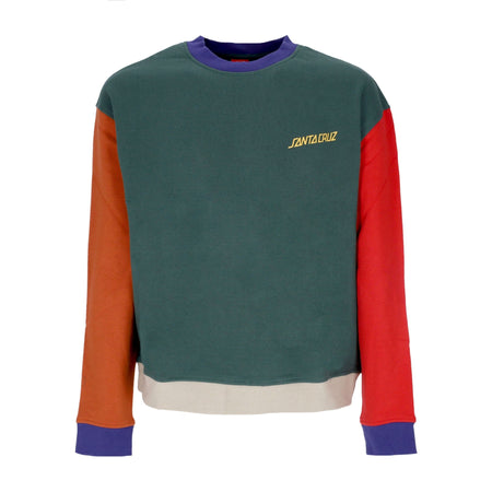 SANTA CRUZ Felpa Girocollo Uomo Shadowless Dot Crew Cedar/multi da uomo