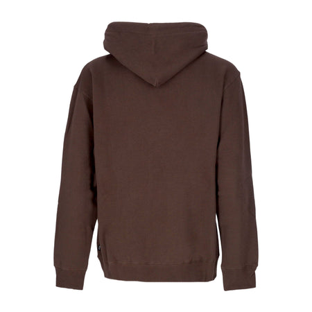 HUF Felpa Cappuccio Uomo Essentials Og Logo P/o Hoodie Chocolate da uomo