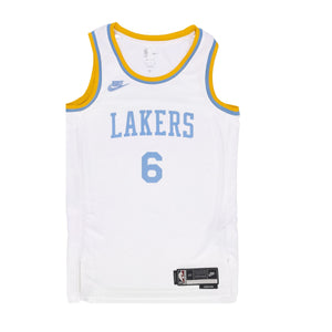 NIKE NBA Canotta Basket Uomo Nba 22 Dri-fit Swingman Jersey Hardwood Classics No 6 Lebron James Loslak White da uomo