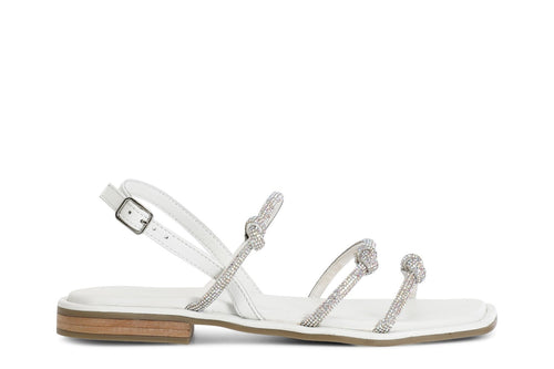 SANDALO CON LACCI IN STRASS