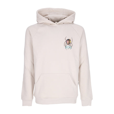 DOLLY NOIRE Felpa Cappuccio Uomo Joro Spider Hoodie Beige Moonbeam da uomo