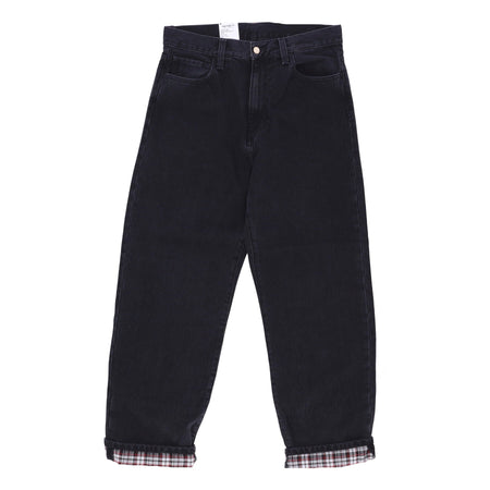 CARHARTT WIP Jeans Uomo Rider Pant Black Stone Washed da uomo