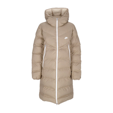 Nike Piumino Lungo Uomo Sportswear Storm-fit Windrunner Pl-fid Hoodie Parka Khaki/rattan/sail da uomo