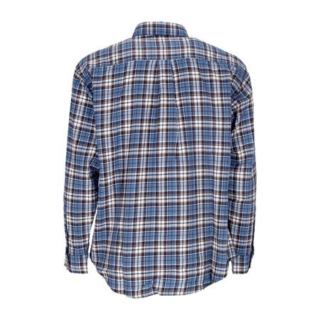 CARHARTT WIP Camicia Manica Lunga Uomo Yuma L/s Shirt Storm Blue da uomo
