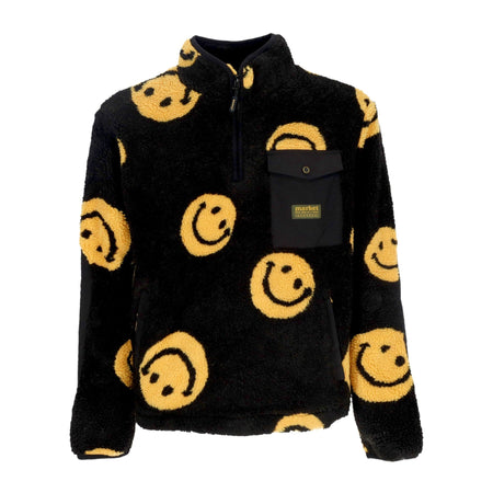 MARKET Orsetto Uomo All Over Print Jacket X Smiley Black da uomo