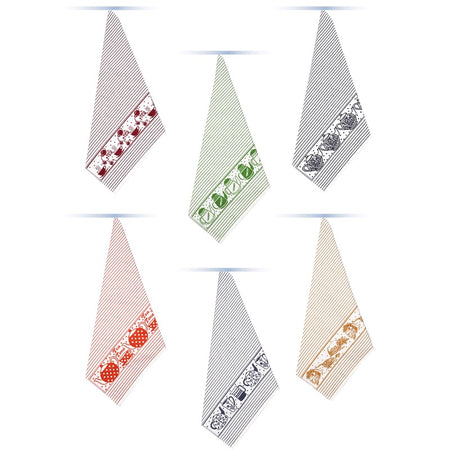 Set 6 pz Strofinacci in Cotone Vingi Maison