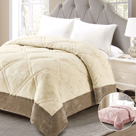 Trapunta Invernale Matrimoniale in Velour Botticelli Home Ducal