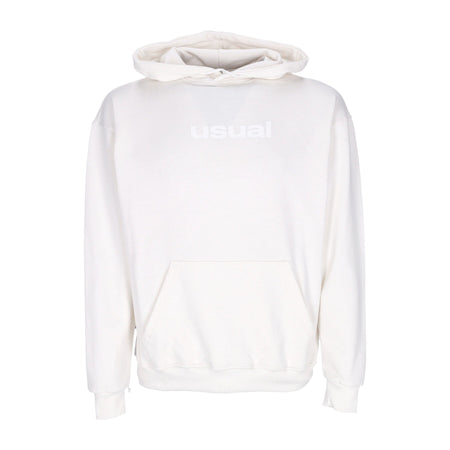 USUAL Felpa Leggera Cappuccio Uomo Worldwide Locals Hoodie Sand da uomo