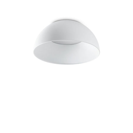 Plafoniera Contemporanea Corolla Metallo Bianco Led 24W 3000K Ip20