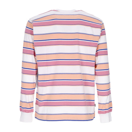 OBEY Maglietta Manica Lunga Uomo Direct L/s Tee White Multi da uomo