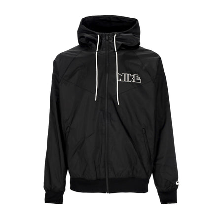 Nike Giacca a Vento Uomo Windrunner Woven Lined Jacket Black/black/black/white da uomo