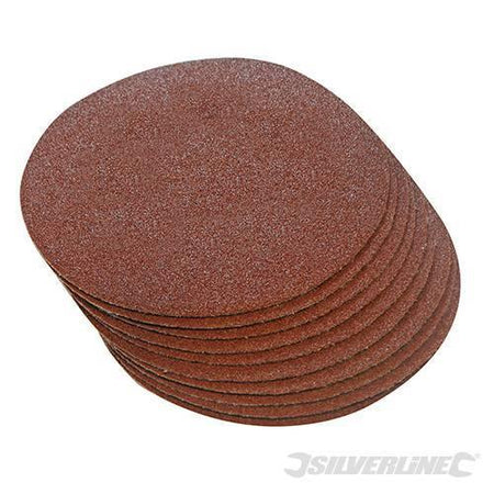 Dischi a fissaggio strappo in ossido di alluminio per levigatrici nuovo silverline Silverline