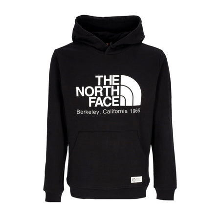 THE NORTH FACE Felpa Leggera Cappuccio Uomo Berkeley California Hoodie Black da uomo