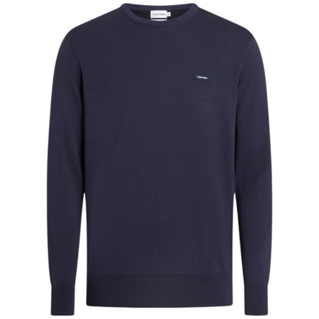 Calvin Klein maglioncino blu cotone seta K10K112742 Maglieria Calvin Klein