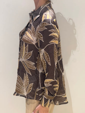 Camicia Facella raso chiffon stamp