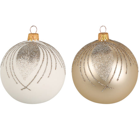 Palline per albero di Natale decorato, in Vetro, da Ø 100 mm, 6 pezzi